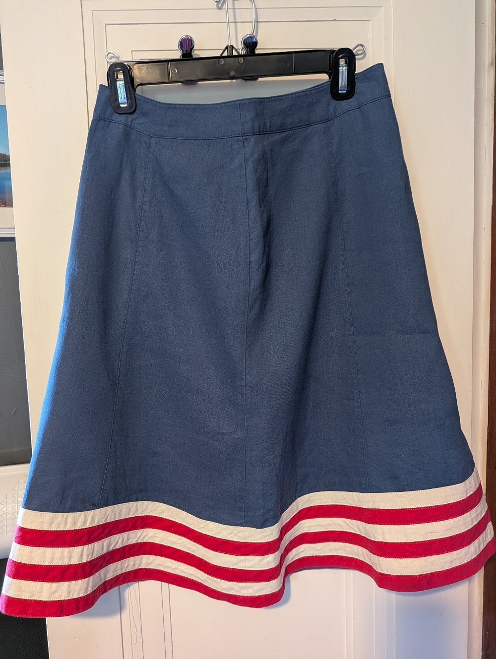 Nautical Inspired Boden A-Line Skirt